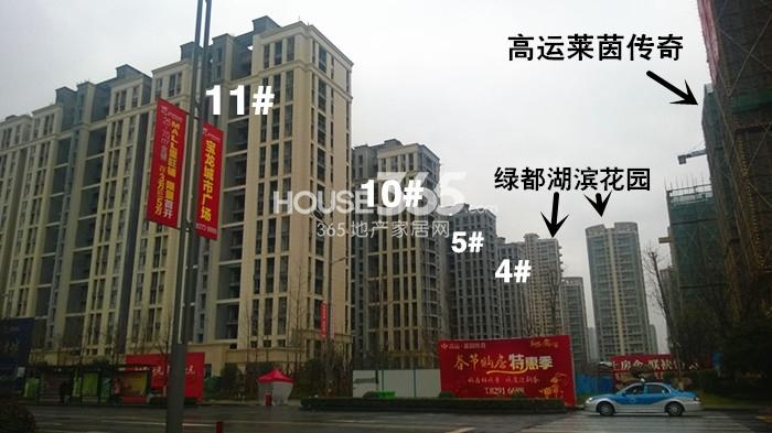 中国铁建青秀城4、5、10、11号楼施工进度 2015年2月摄 