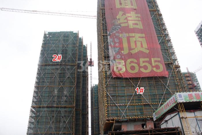 2015年8月花园道壹号项目实景--1、2号楼
