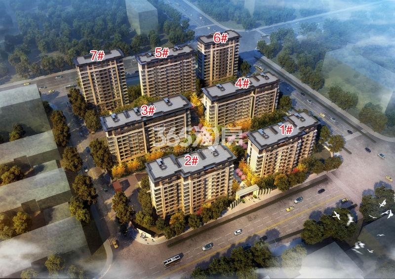 万科星空楼栋分布图