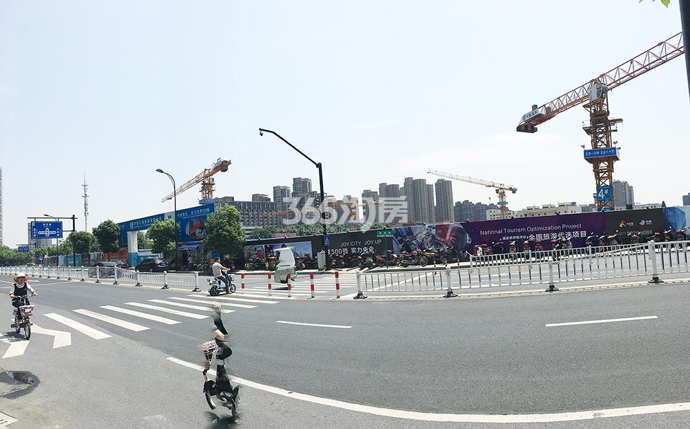 2017年6月初杭悦商业中心施工实景