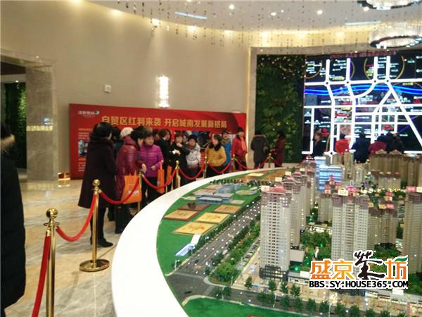 奥园国际城看房现场